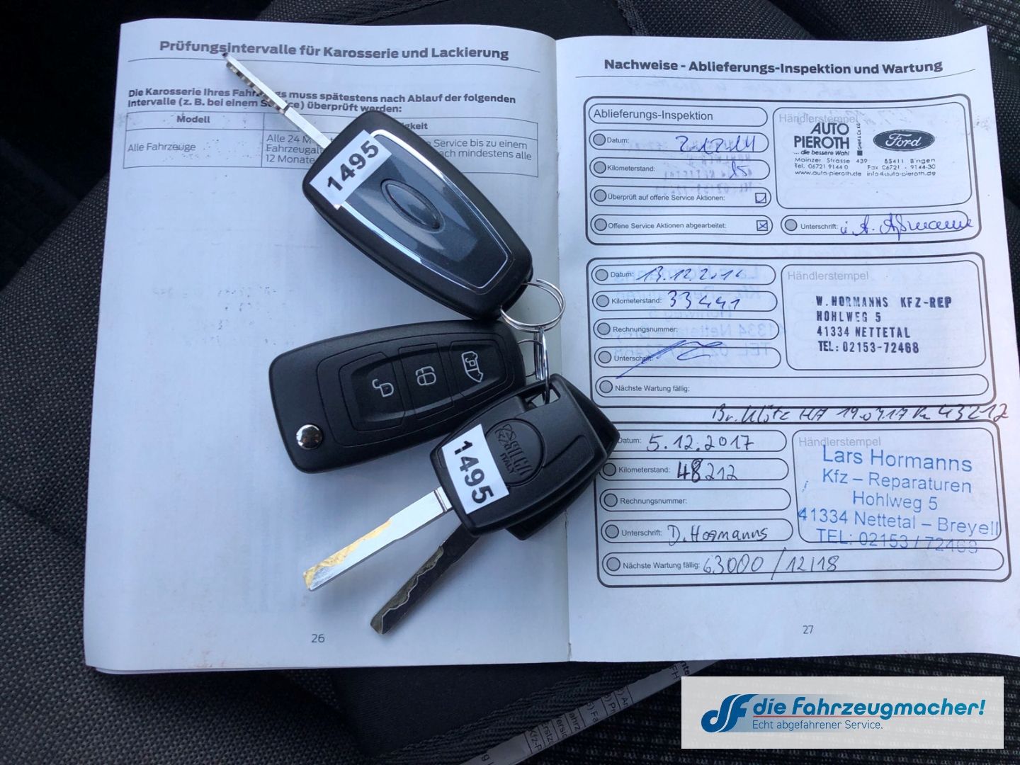 Fahrzeugabbildung Ford Transit Custom Kombi 300 L1 2.2 TDCi *1495