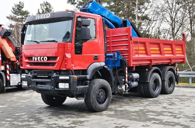 Iveco TRAKKER 6x6 AMCO VEBA 924 KIPPER KRAN CRANE