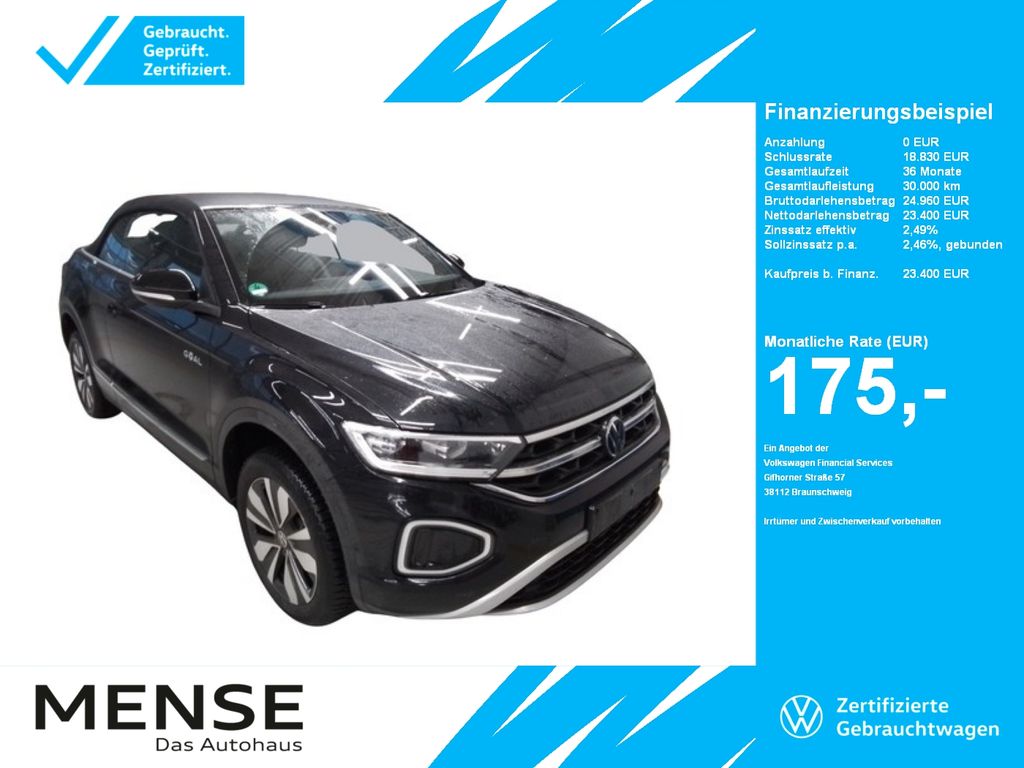 T-Roc Cabriolet 1.0TSI Style Goal CarPlay ACC LM
