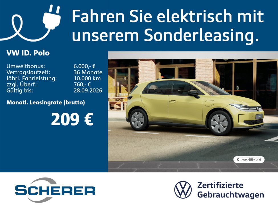 Volkswagen ID. Polo Life 155 kW, Top Leasing, 6.000€ als SZ