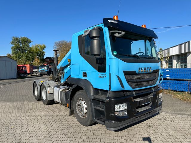 Iveco AT440S 460 /6x4 / Kran Palfinger PK 13001 + Funk