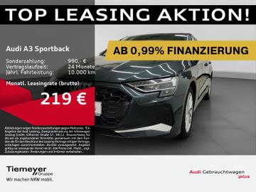Audi Leasingangebot: Audi A3 Sportback 35 TFSI ADVANCED NAVI+ LED KAMERA S