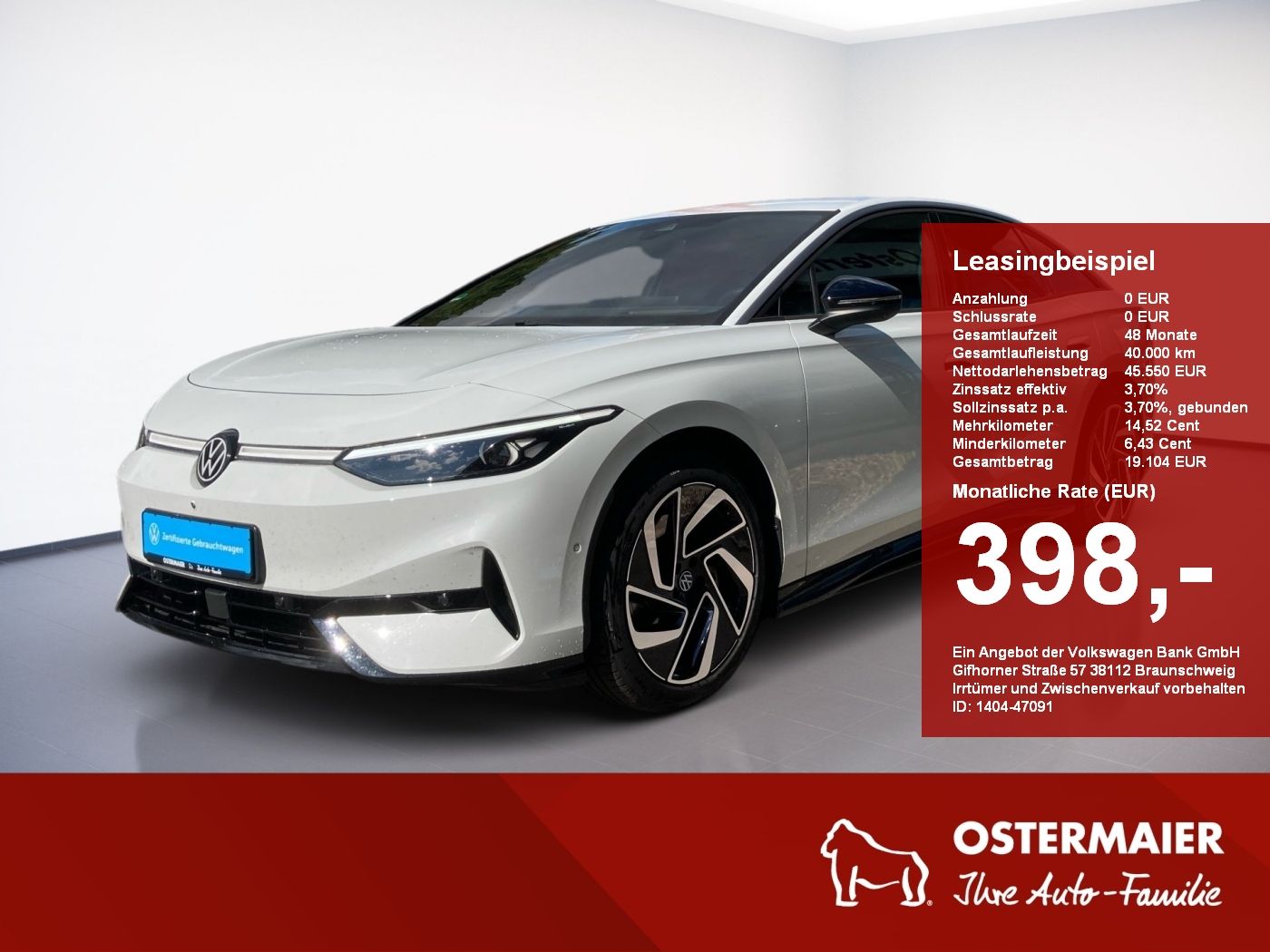 Volkswagen ID.7 PRO 286PS.MATRIX.NAVI.AHK.KAMERA.20 ALU.HUD