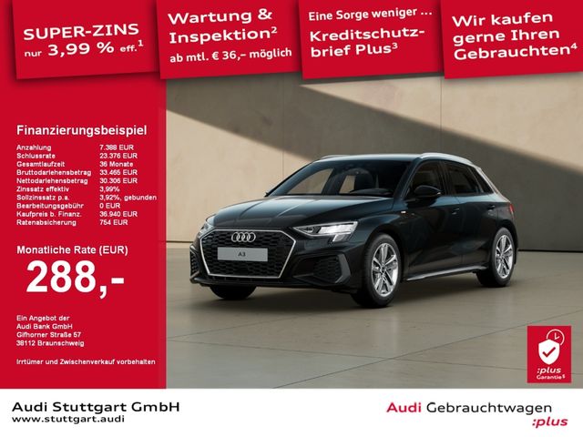 Audi A3 Sportback S-line 35 TDI S tronic KAMERA AHK