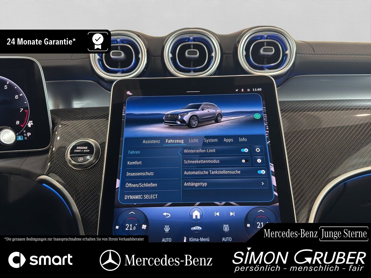 Fahrzeugabbildung Mercedes-Benz GLC 43 4M Night Carbon Nappa Pano Premium+ AHK