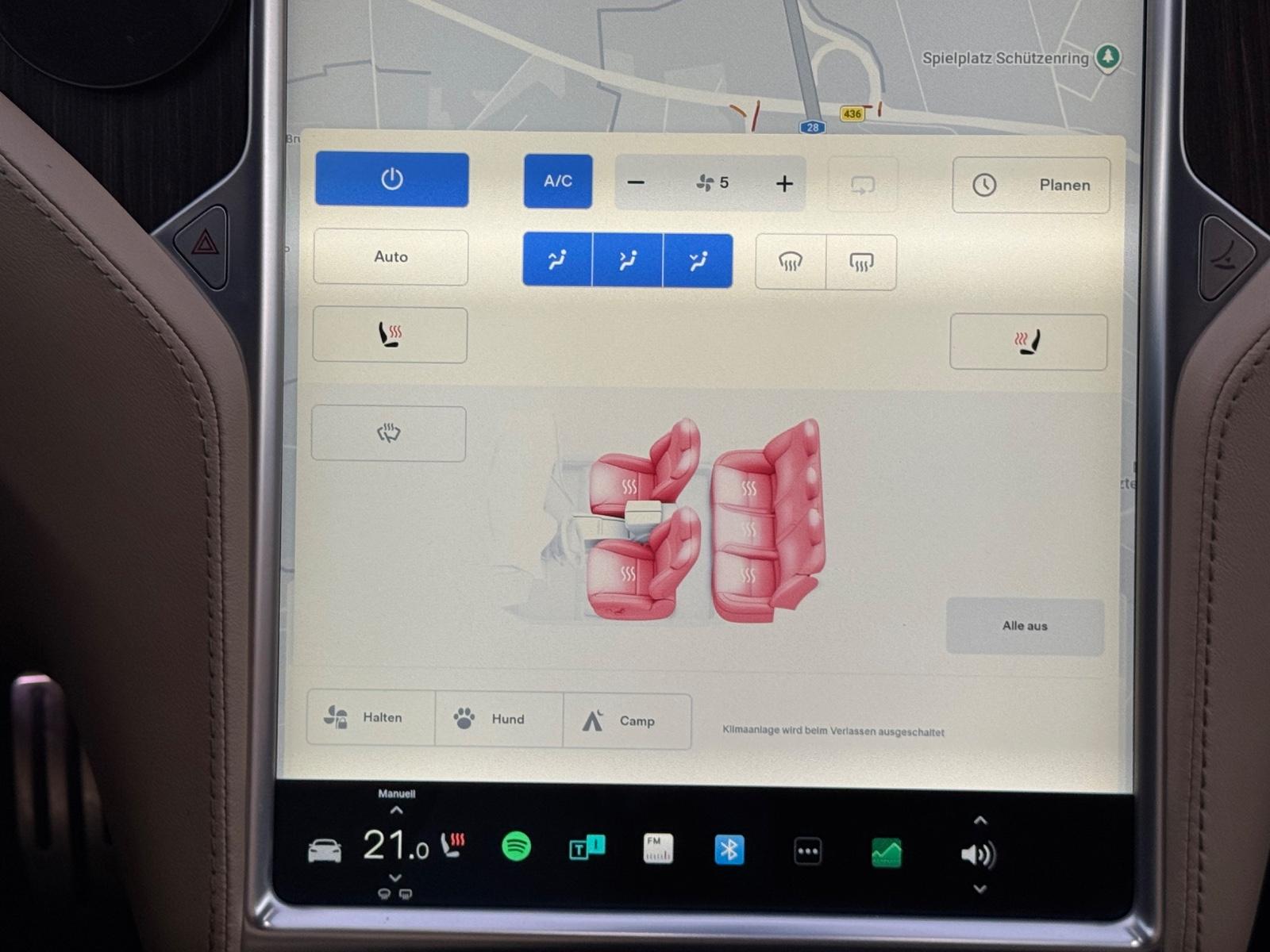 TESLA MODEL  - 421 CV - P85 - SUPERCHARGE GRATUITE