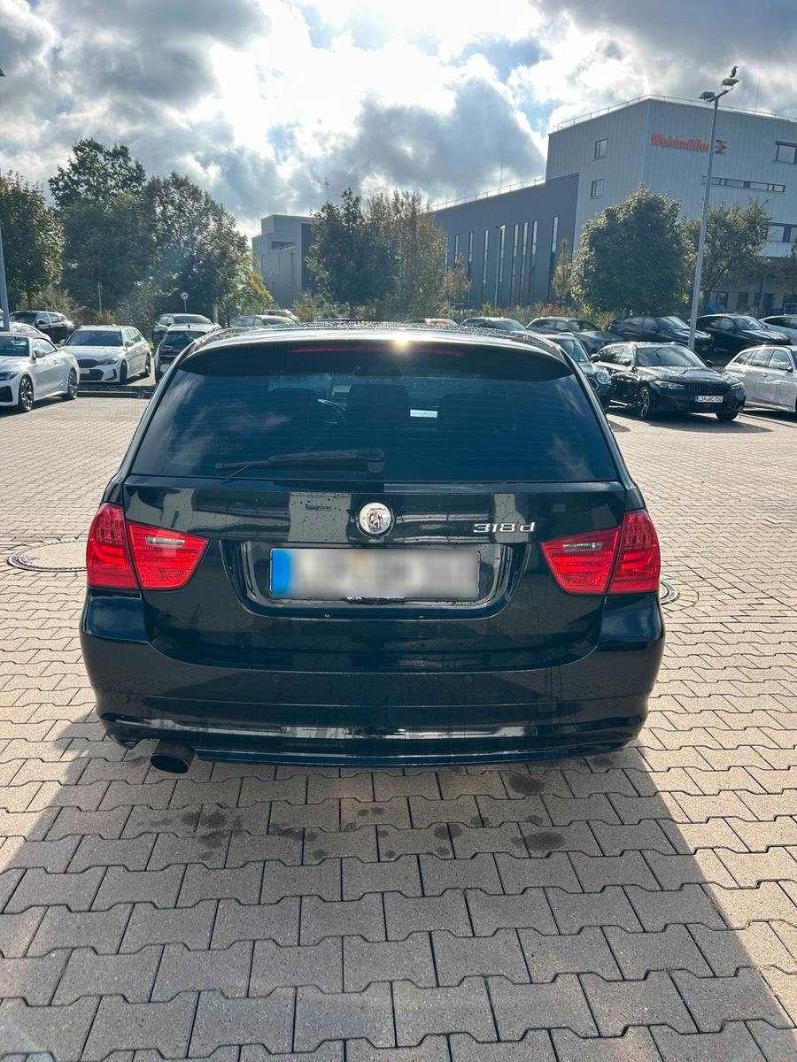 BMW 318 2009 — interior