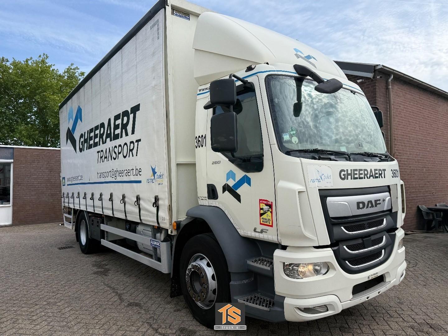 DAF LF 260 19 TON - SCHUIFZEIL/GARDINEN/CURTAIN - KE