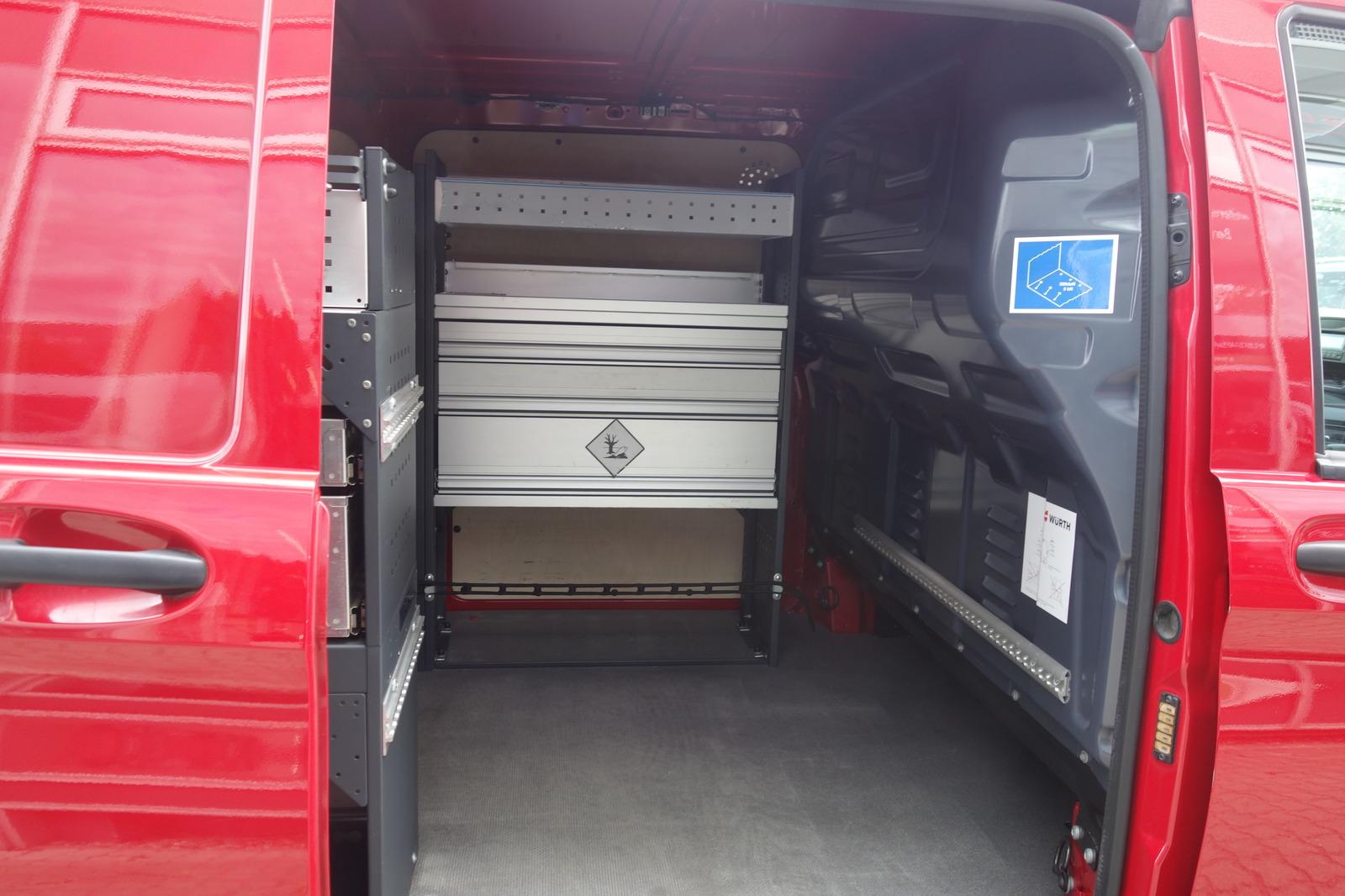 Mercedes-Benz Vito 110 CDI Kasten Kompakt WERKSTATT-REGALE/PDC, миниатюра 14