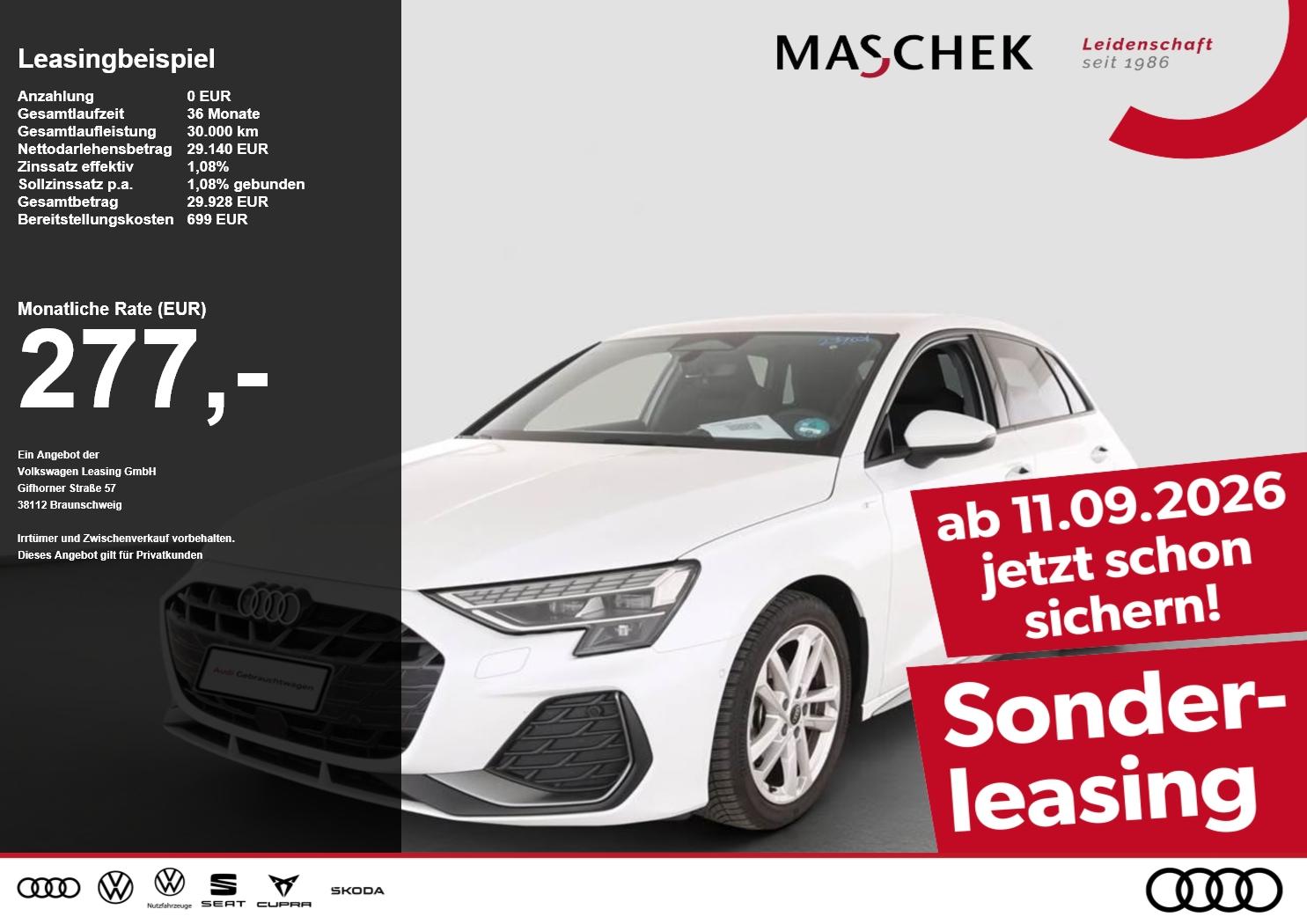 Audi A3 Sportback S line 35 TFSI S tronic HUD Sonos R