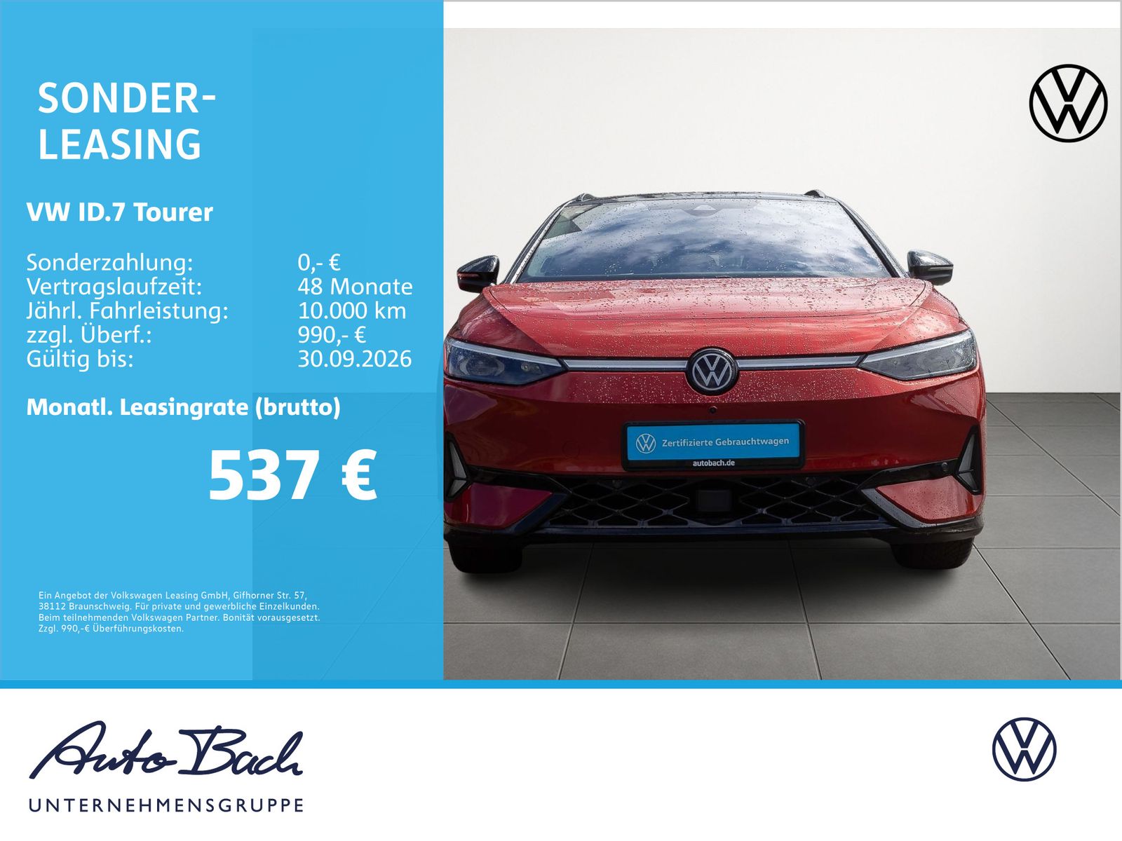 Volkswagen ID.7 Tourer GTX AHK Navi LED-Matrix Soundsys foto 2