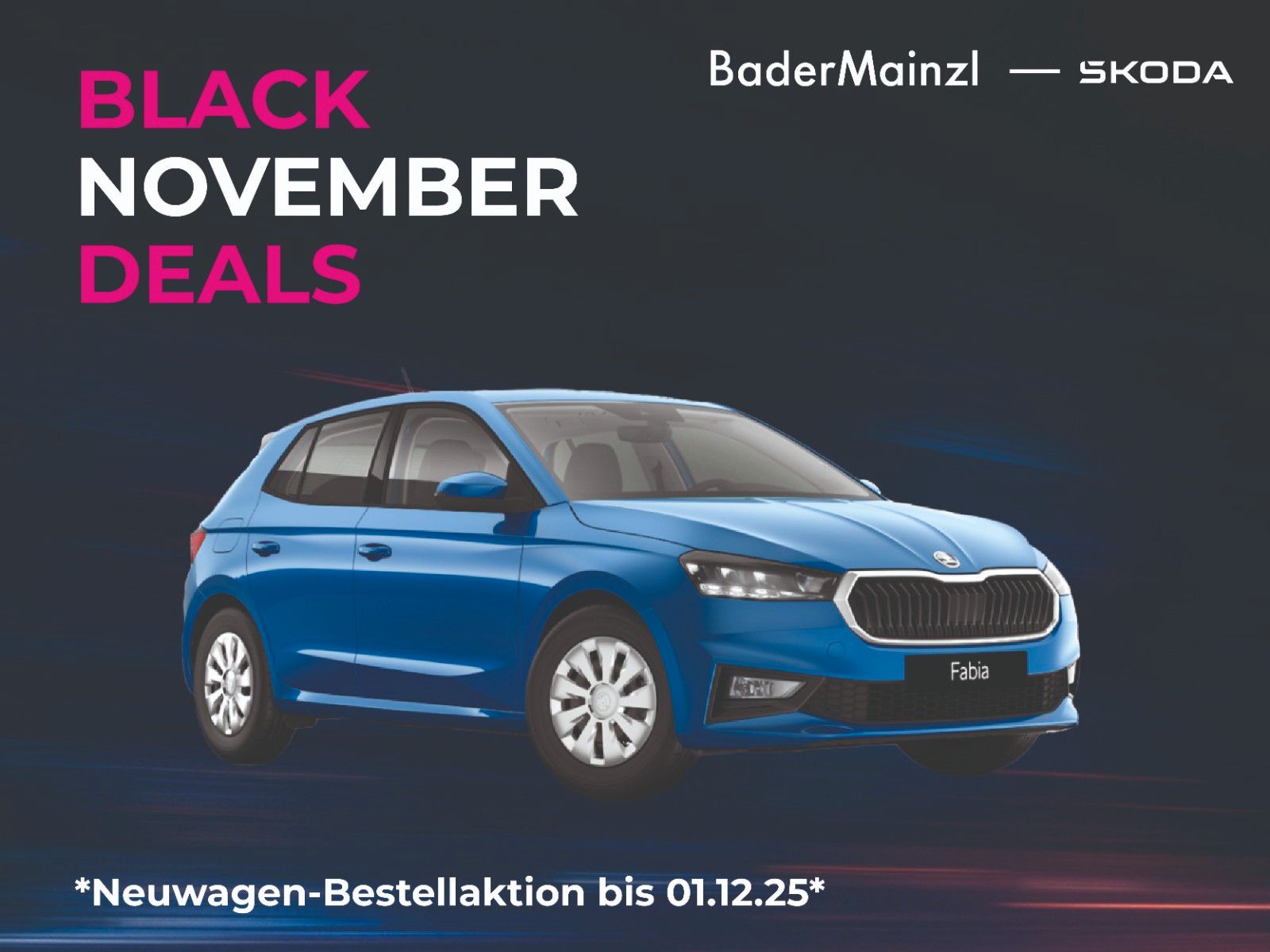 Skoda Fabia Essence "Black-Week" AKTION BaderMainzl!