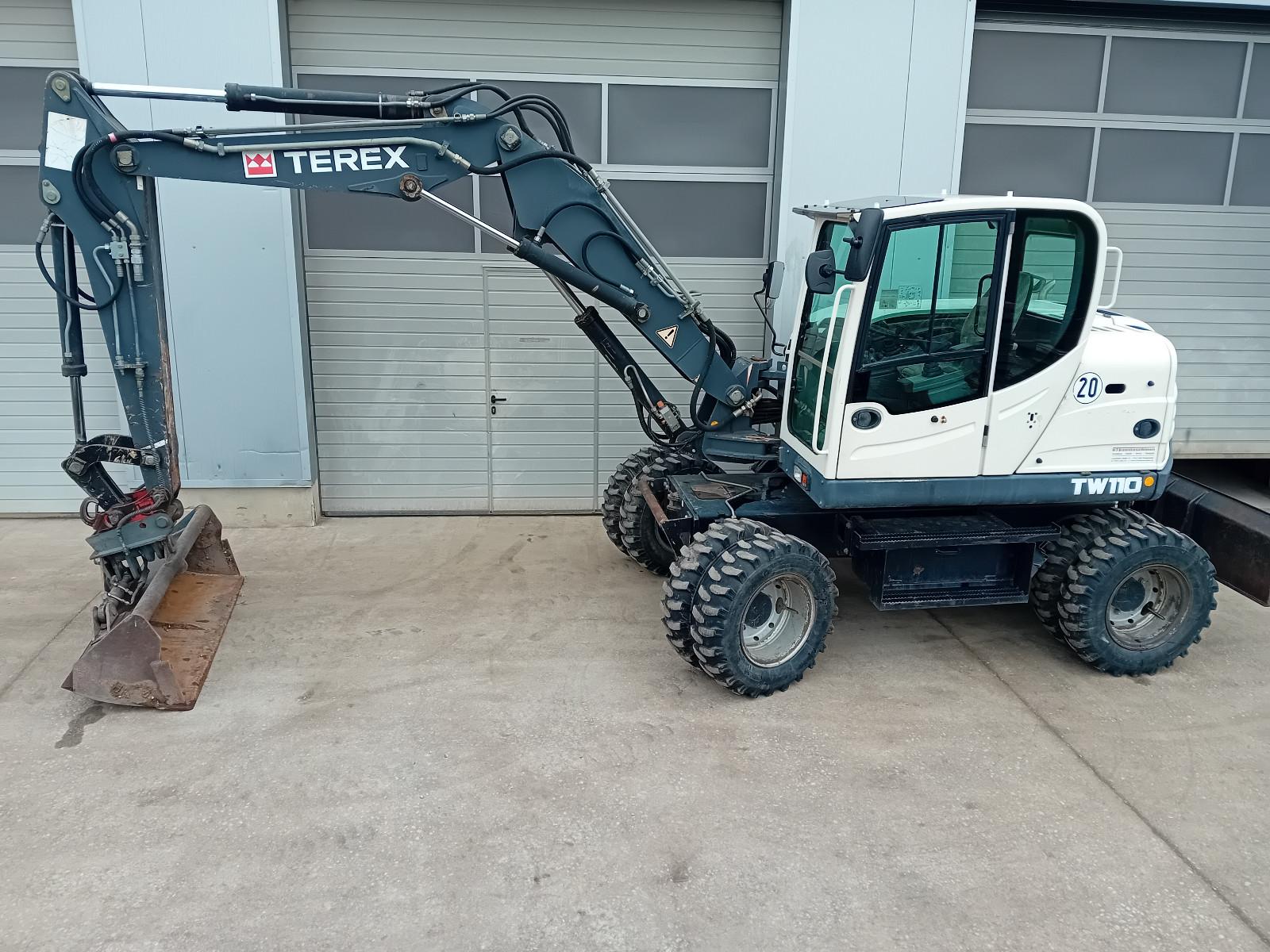 Terex TW110 in gutem Zustand incl 4 neuwertiger Löffel