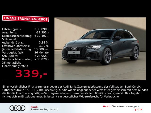 Audi A3 Sportback 30 TFSI S line AHK ACC NAVI 18 Zoll