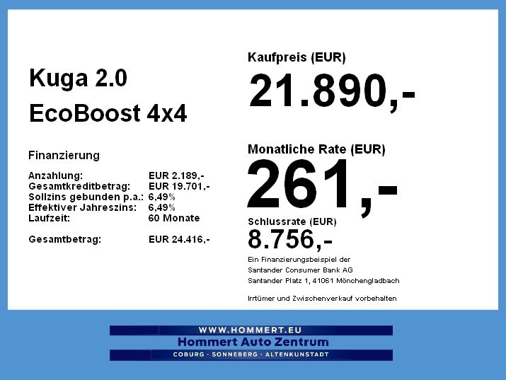 Ford Kuga 2.0 EcoBoost 4x4 ST-Line *ACC*Xenon*beh.Len