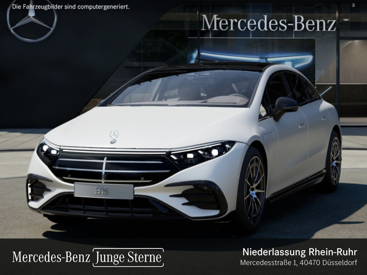 Mercedes-Benz EQS 450 AMG Premium HA-Lenk Pano Night AHK 21 foto 2