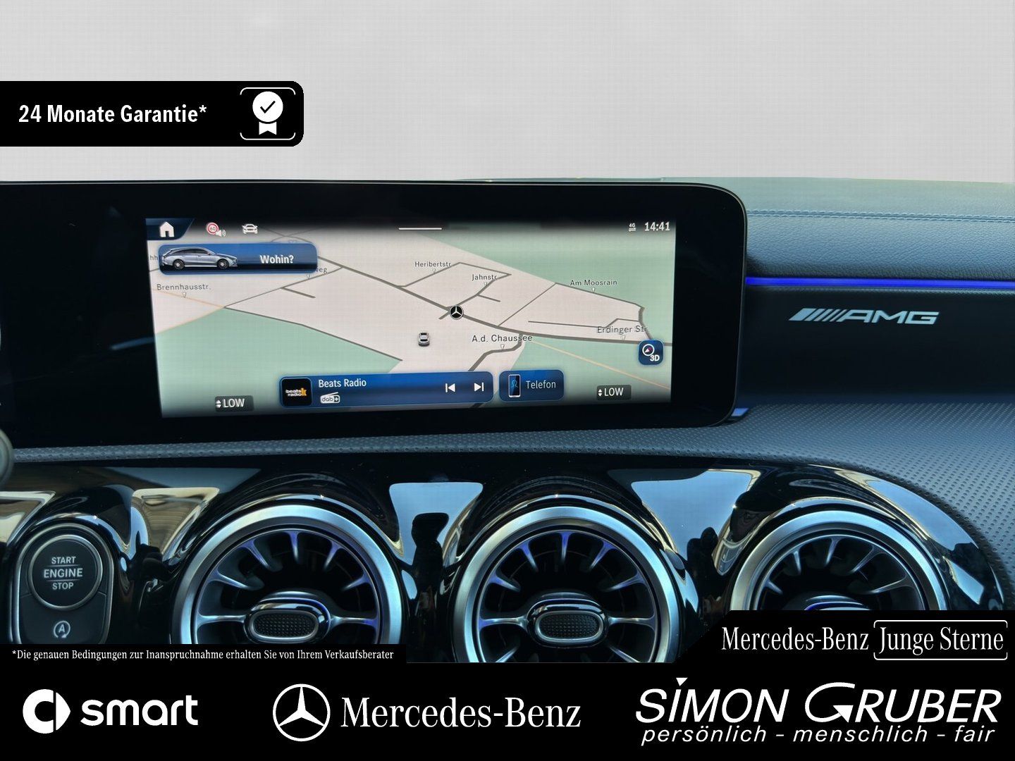 Fahrzeugabbildung Mercedes-Benz CLA 45 S 4M+ SB AMG Perfo Leder Aero Driver HUD