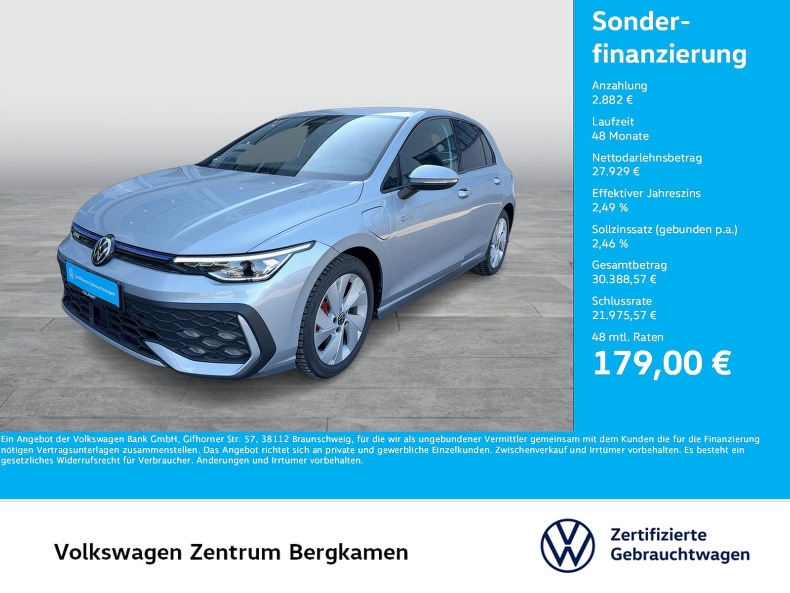 Volkswagen Golf VIII 1.5 HYBRID GTE CAM ACC HEADUP LED NAV foto 1