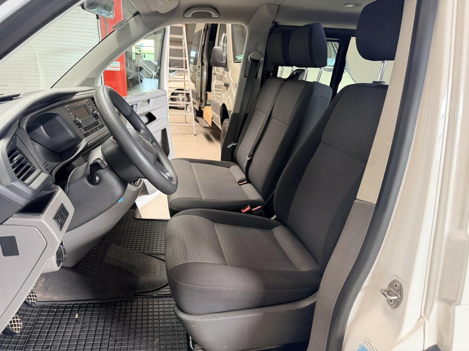 Volkswagen T6 andere T6.1 2.0 TDI Kasten 6-Sitzer lang 1. Hand, миниатюра 12