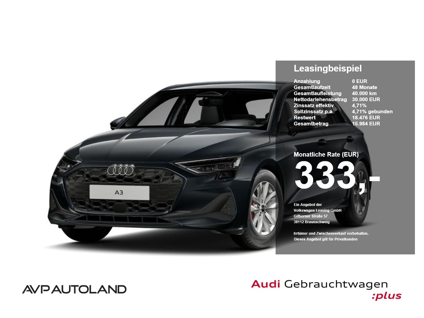 Audi A3 Sportback TDI S tronic | SITZH | NAVI | LED |