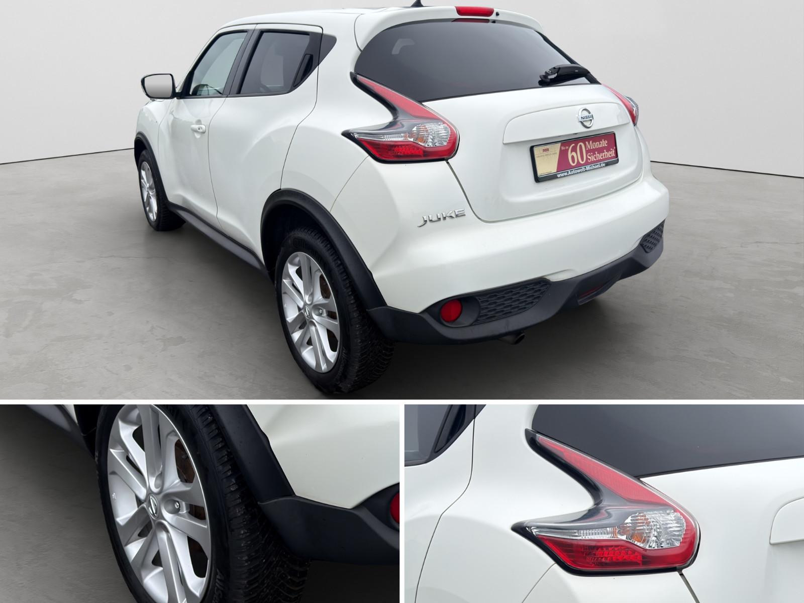 Nissan Juke 1.2 SITZH LED NAV KAM GJR TÜV+Insp. NEU 17'