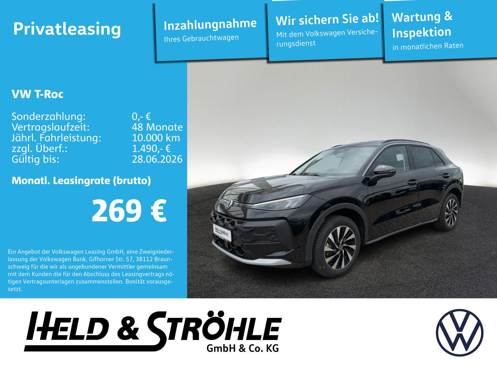 Volkswagen T-Roc Energy 1.5 eTSI DSG SHZ 17Zoll Ganzjahresr