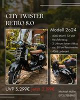 Andere City Twister 8.0 Retro Steuer und TüV Befreit - ROLLER RETRO