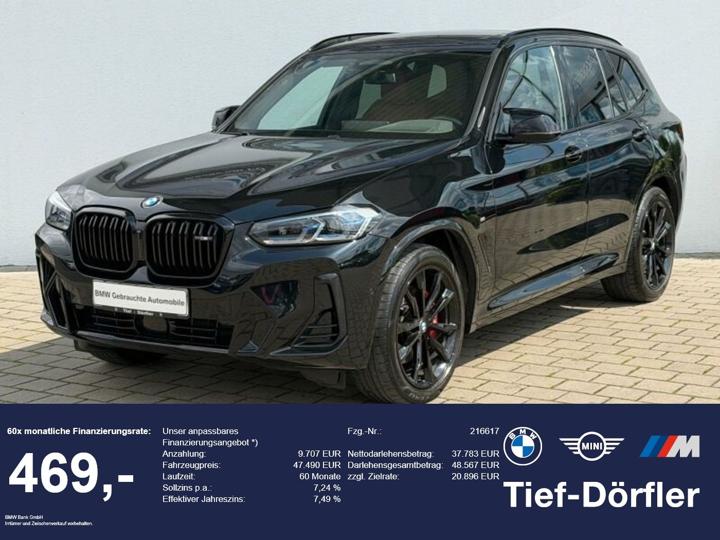 BMW X3 M40d LASER/AHK/HUD/PANO/Lhz/Shz/Standheizung