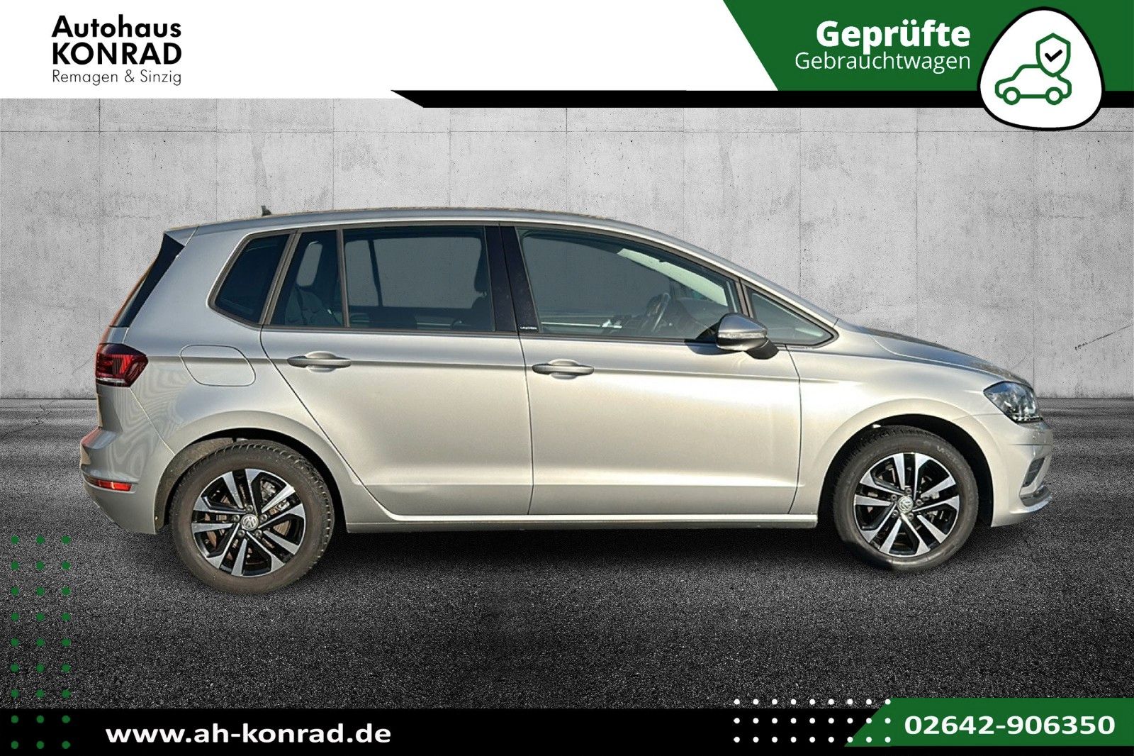 Fahrzeugabbildung Volkswagen Golf Sportsvan United APP-APS-Navi-LM