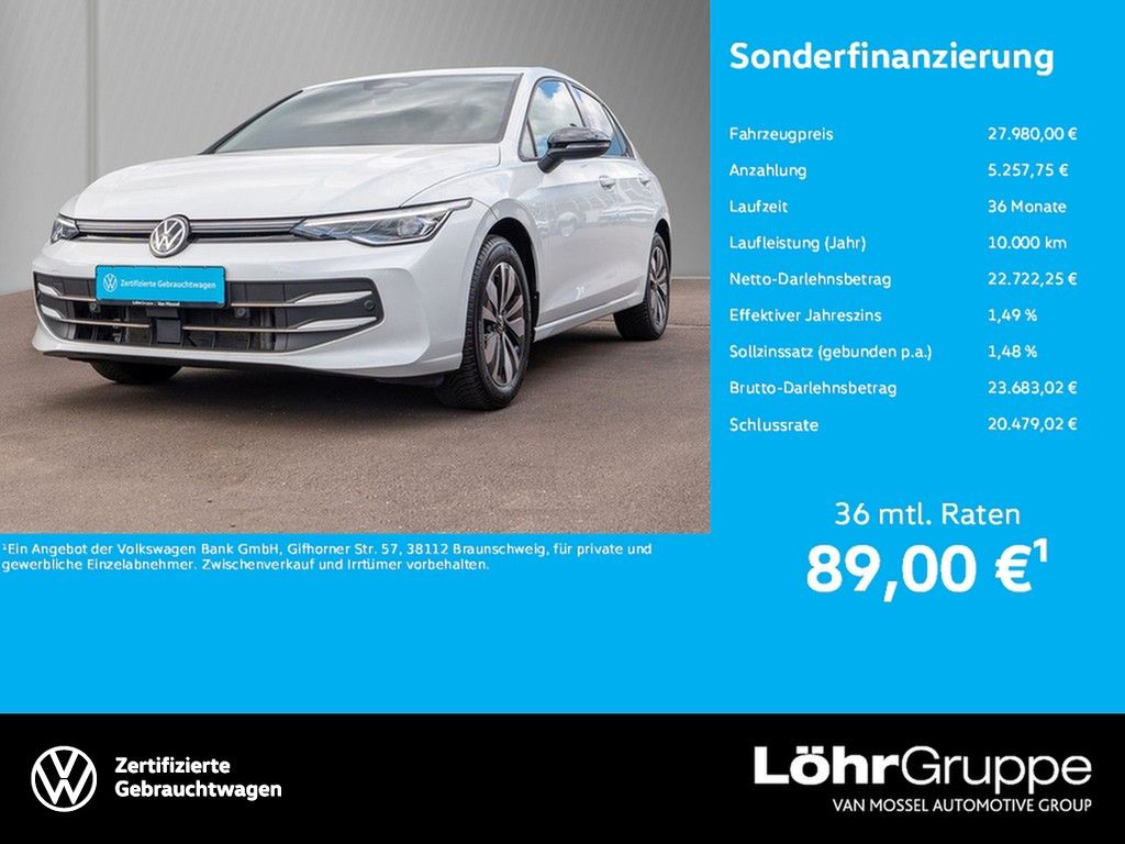 Volkswagen Golf VIII 2.0 TDI DSG Goal AHK Navi LED Plus foto 1