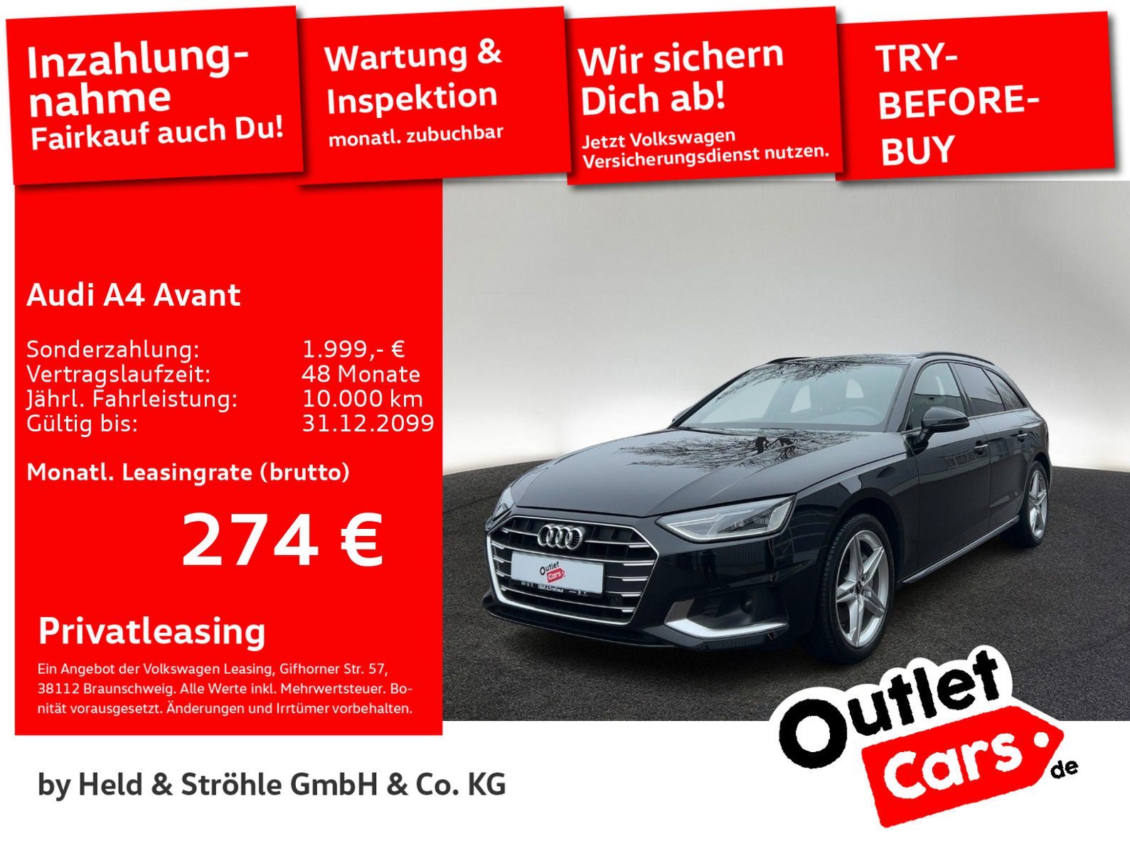 Audi A4 Avant S line Int. 40 TDI S tronic NAV+ LED