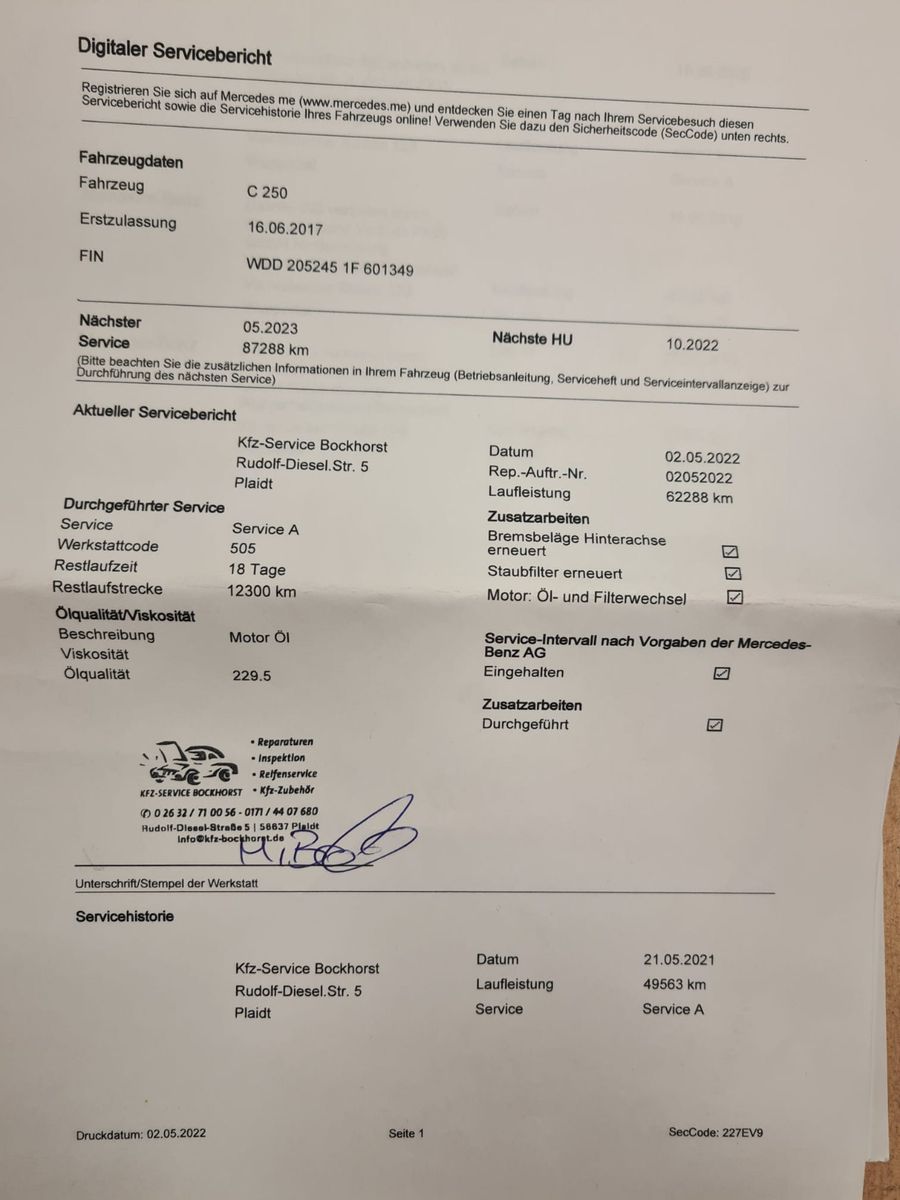 Fahrzeugabbildung Mercedes-Benz C 250 T / AMG / NAVI / LEDER / PANORAMADACH