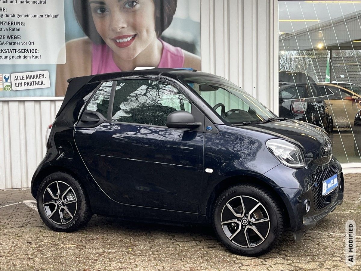 Smart ForTwo EQ cabrio*EXCLUSIVE*22kW*CAM*MEDIA*ALU*AL imagem 3