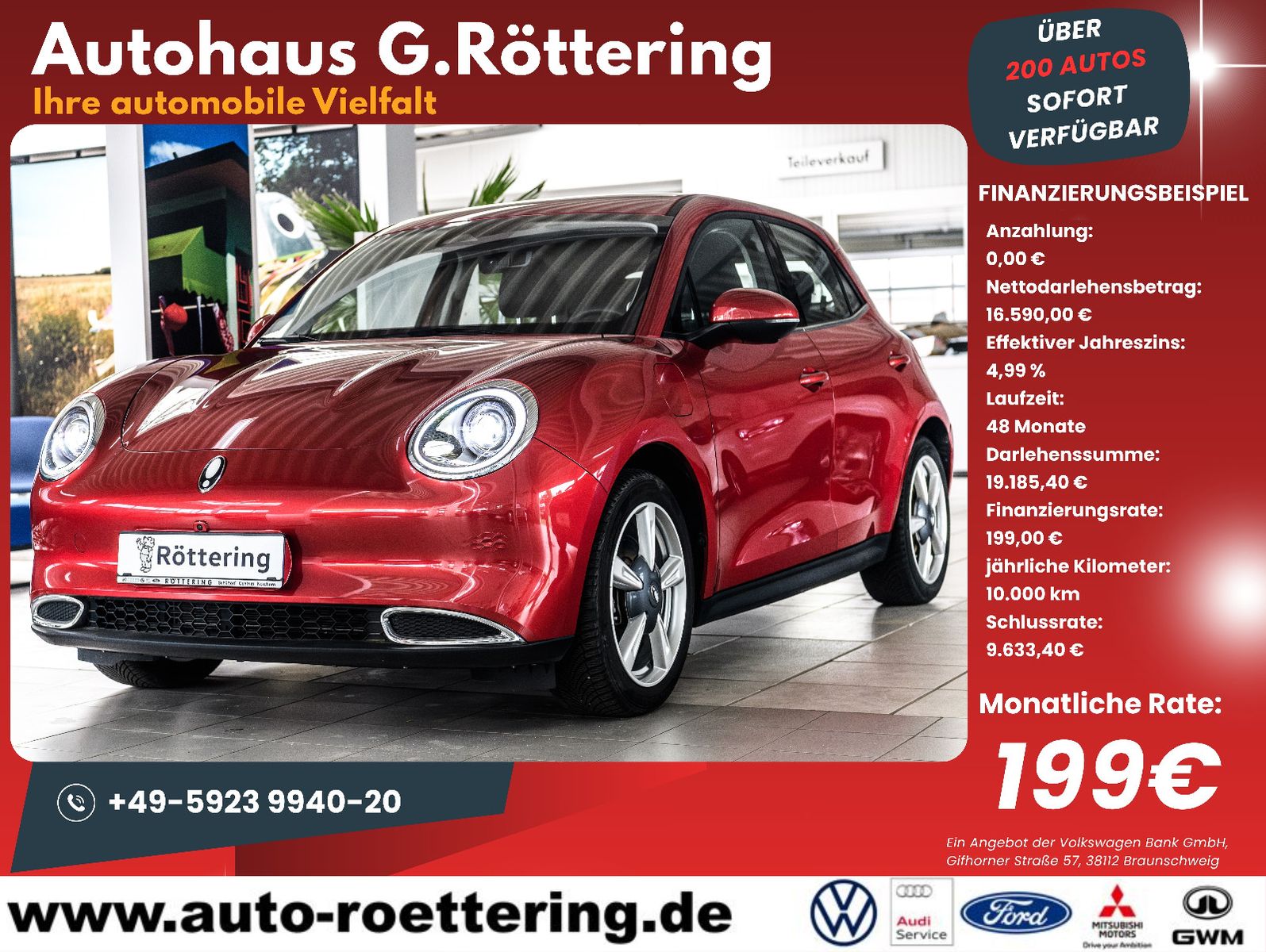 Fahrzeugabbildung GWM Ora 03 300 *NAVI *LED *Allwetter