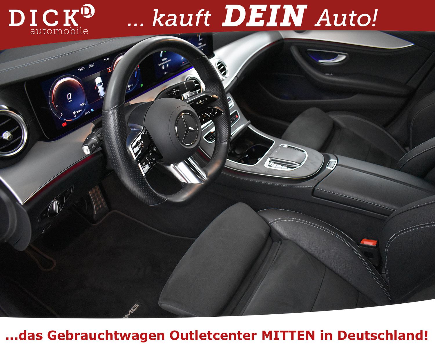 MERCEDES-BENZ E300de 2X AMG Line 4Mat NIGHT+WIDES+STDHZ+KAM+AC - Image 10