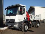 Mercedes-Benz Arocs 1832 KK 4x2 Kipper+Kran Fassi F120+Funk - stationäre Fassi Kräne