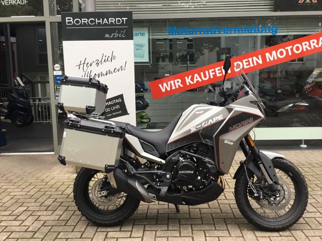 Moto Morini X-Cape 650 Speichenräder Koffer und Topcase