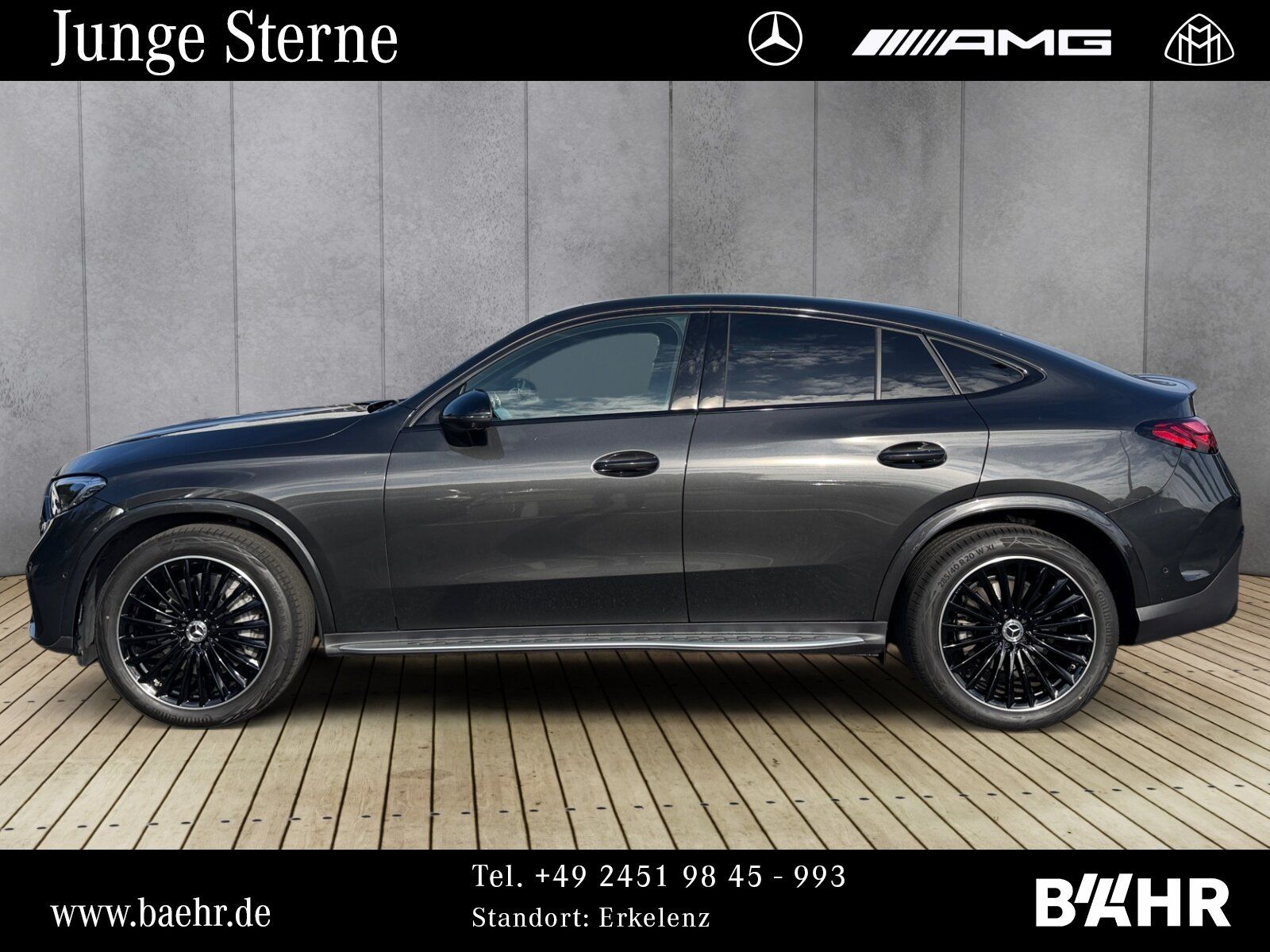 Mercedes-Benz GLC 300 d 4M Coupé AMG Night MBUX LED Pano AHK foto 2