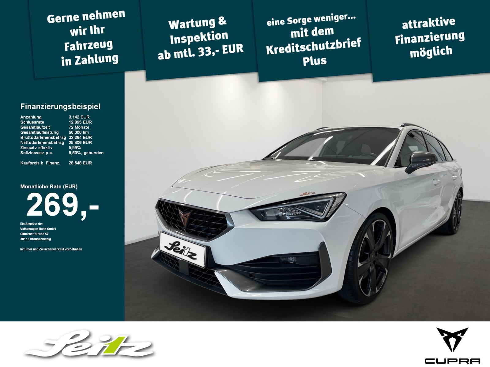 Cupra Leon Sportstourer 2.0 TSI VZ *LED*NAV*PDC*