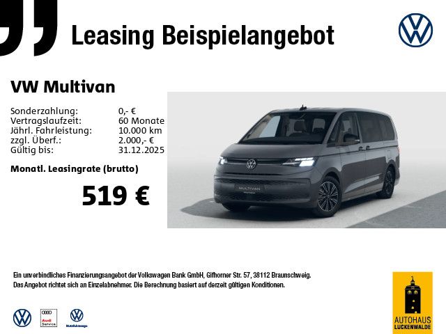 Vorschaubild: VW T7 Multivan 2.0 TDI Energy LÜ DSG *AHK*R-CAM* (Fahrzeug-Nr. C02177)