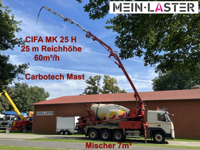 Volvo FM 420 Cifa Magnum MK 25H Carbotech + 7m³