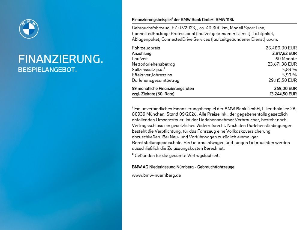 BMW 118i Kamera Sportsitze Keyless Lenkradheizung foto 3