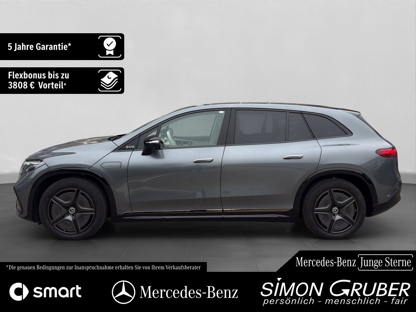 Fahrzeugabbildung Mercedes-Benz EQS 450 4M SUV AMG Pano FOND Burme HUD DigiL AHK