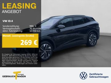 Volkswagen Leasingangebot: Volkswagen ID.4 PURE LM19 WÄRMEPUMPE NAVI SITZHZ