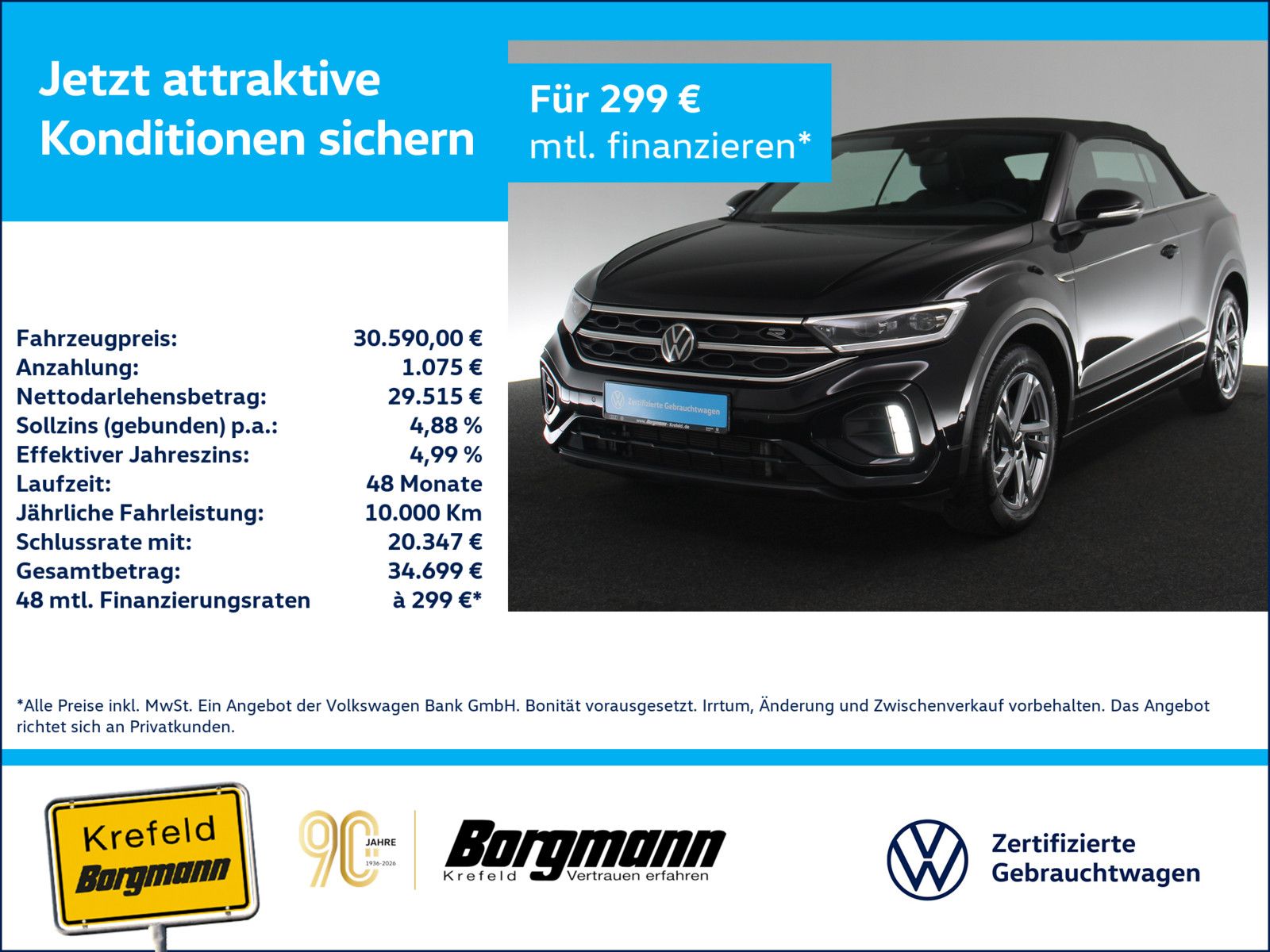 Volkswagen T-Roc Cabriolet 1.5 TSI R-Line AHK LED ACC NAVI foto 1
