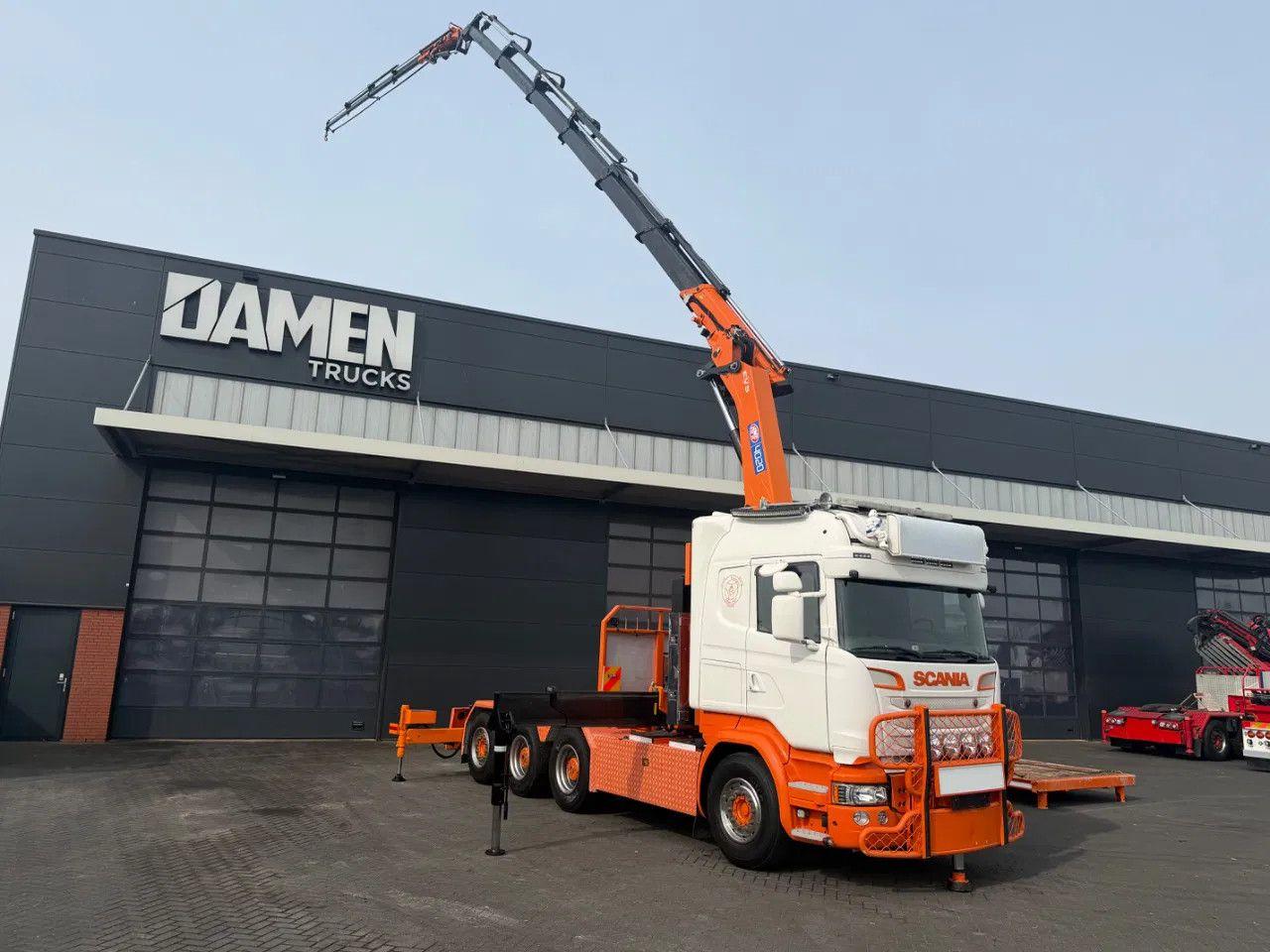 Scania R580 V8 R 580 LB 8x4 HMF 4020-K6 + JIB FJ 600-K4