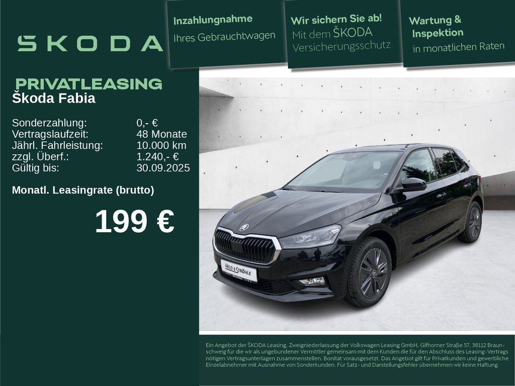 Fabia Tour 1,0 TSI 70 kW R-KAM SHZ KESSY PDC
