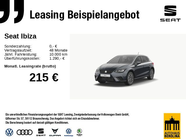 Seat Ibiza 1.0 TSI Style Edition DSG *NAV*Vision+*