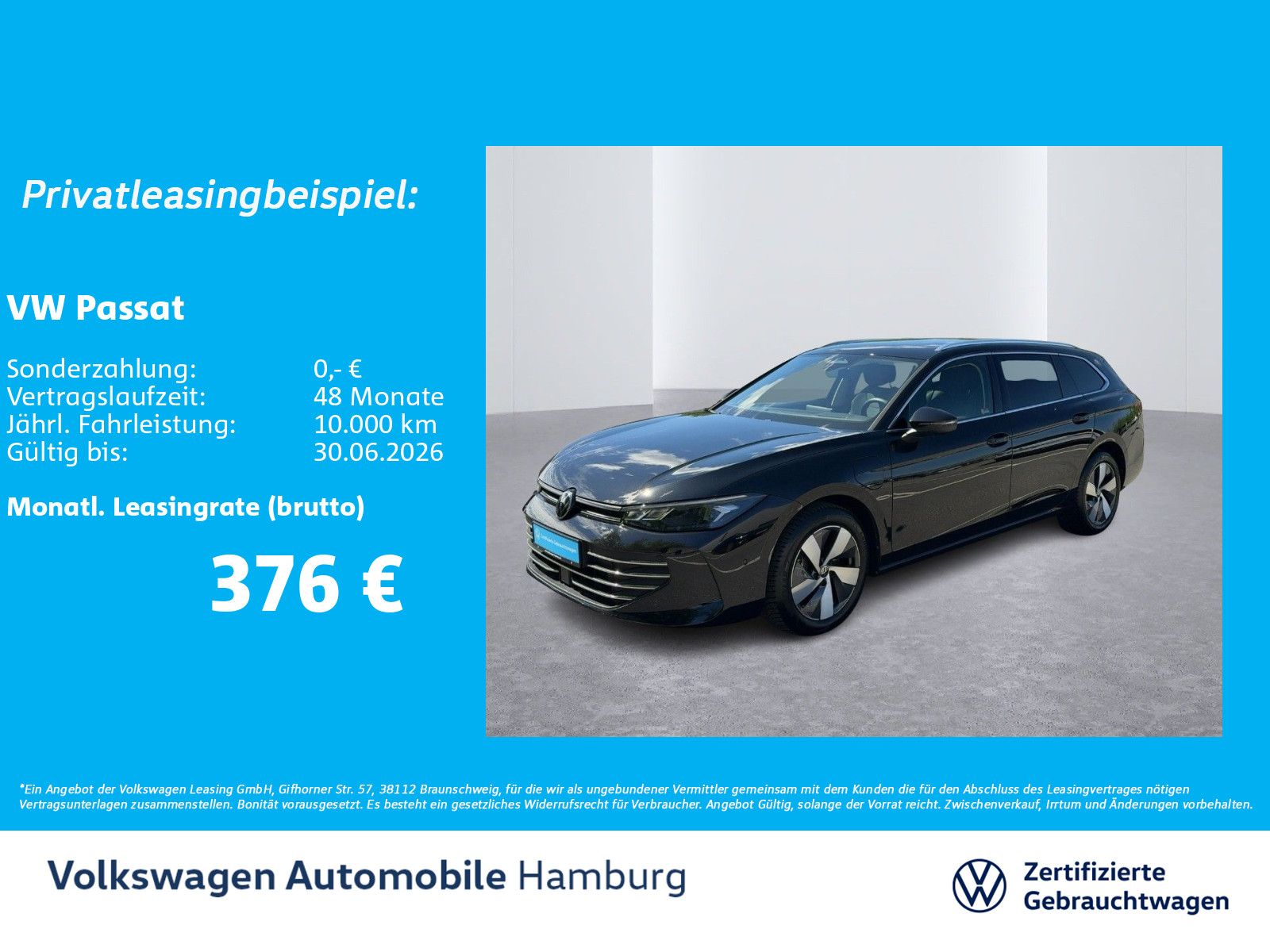 Volkswagen Passat Var.1.5 TSI DSG eHybrid Business AHK  Gan