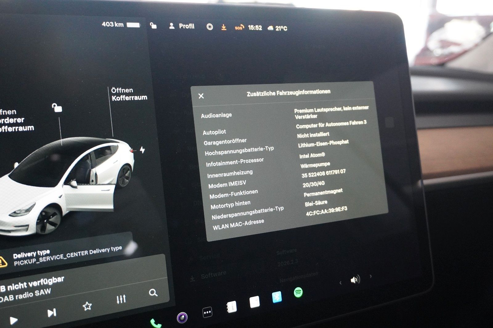 Fahrzeugabbildung Tesla Model 3 Standard Range Plus NAVI/KAMERA/SH/WÄRME